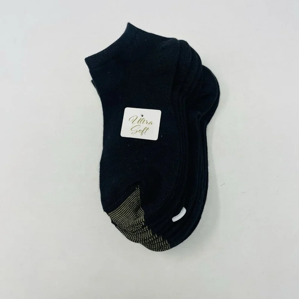 Gold Toe Womens One‎ Size Fits Most 6-Pack Casual Ultra Soft Liner Socks 1183